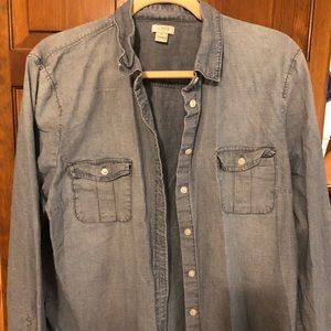 Jcrew denim chambray shirt XL